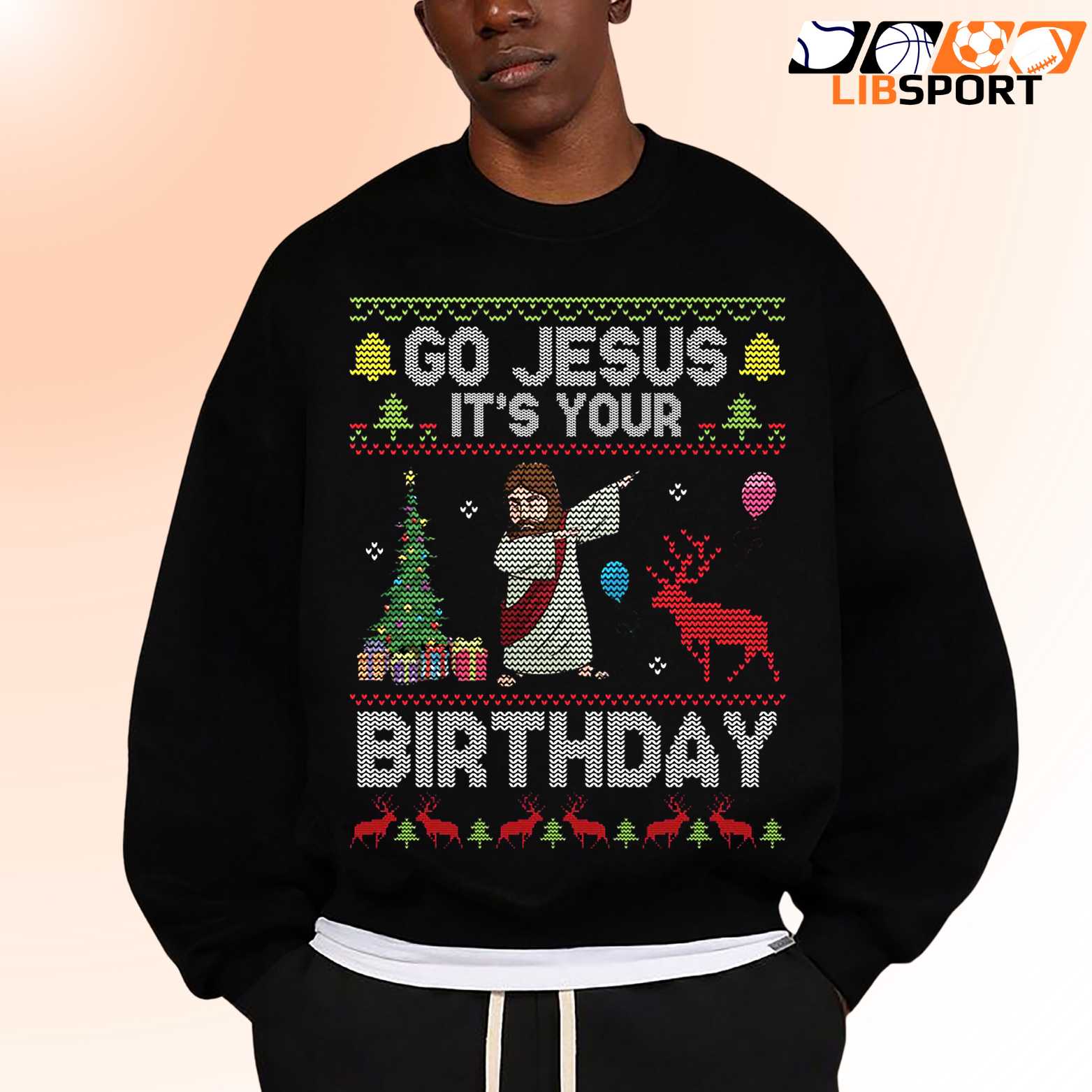 Go Jesus Its Your Birthday T Shirt, Funny Reindeer Christmas Unisex Tee